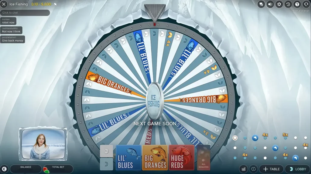 ice fishing slot uk